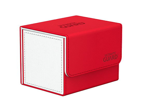 Deck Box - SYNERGY Sidewinder XenoSkin 100+ Red/White - Standard Size - Ultimate Guard