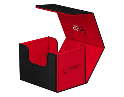 Deck Box - SYNERGY Sidewinder XenoSkin 100+ Black/Red - Standard Size - Ultimate Guard