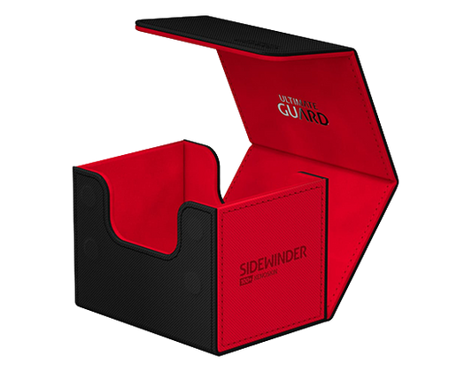 Deck Box - SYNERGY Sidewinder XenoSkin 100+ Black/Red - Standard Size - Ultimate Guard