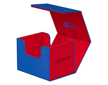Deck Box - SYNERGY Sidewinder XenoSkin 100+ Blue/Red - Standard Size - Ultimate Guard
