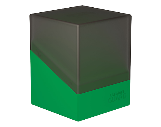 Deck Box - SYNERGY Boulder 100+ Black/Green - Standard Size - Ultimate Guard