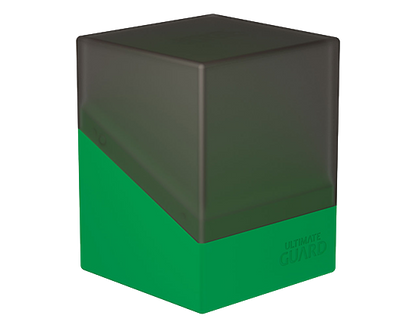 Deck Box - SYNERGY Boulder 100+ Black/Green - Standard Size - Ultimate Guard
