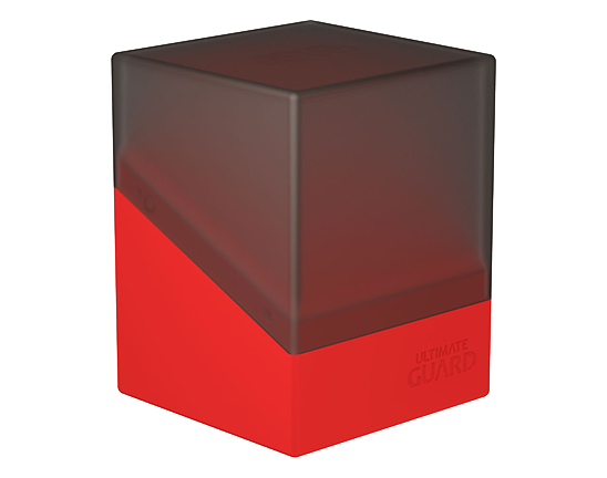 Deck Box - SYNERGY Boulder 100+ Black/Red - Standard Size - Ultimate Guard