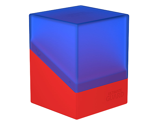 Deck Box - SYNERGY Boulder 100+ Blue/Red - Standard Size - Ultimate Guard