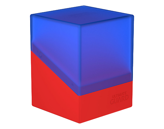 Deck Box - SYNERGY Boulder 100+ Blue/Red - Standard Size - Ultimate Guard
