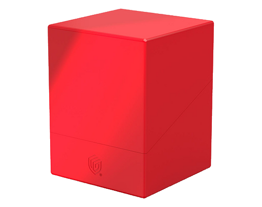 Deck Box - Solid Boulder 100+ Red - Standard Size - Ultimate Guard