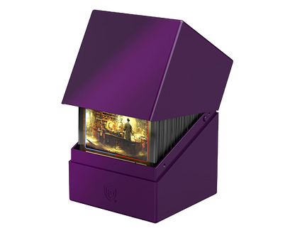 Deck Box - Solid Boulder 100+ Purple - Standard Size - Ultimate Guard