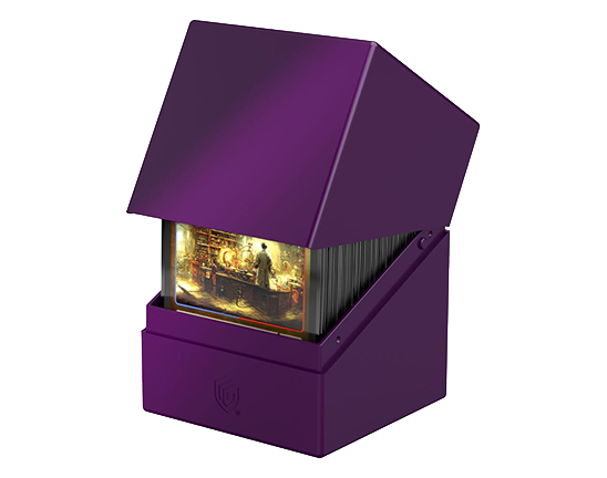 Deck Box - Solid Boulder 100+ Purple - Standard Size - Ultimate Guard
