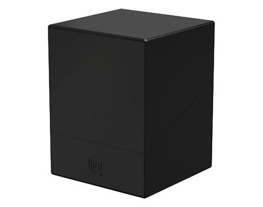 Deck Box - Solid Boulder 100+ Black - Standard Size - Ultimate Guard