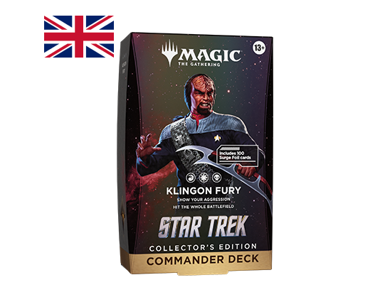 Magic The Gathering - Star Trek - Commander Deck Collector's Edition - Klingon Fury - PREORDINE