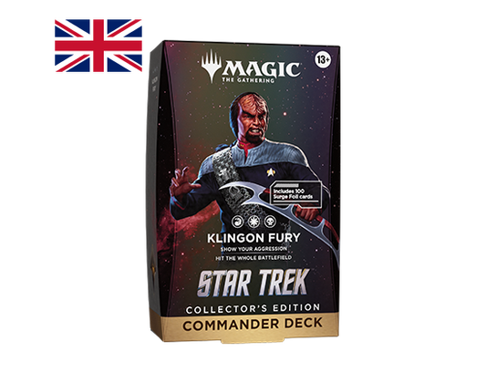 Magic The Gathering - Star Trek - Commander Deck Collector's Edition - Klingon Fury - PREORDINE