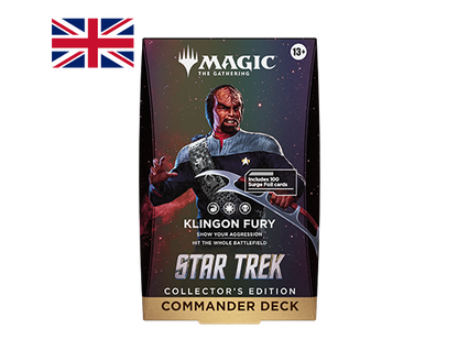 Magic The Gathering - Star Trek - Commander Deck Collector's Edition - Klingon Fury - PREORDINE