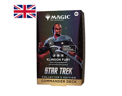 Magic The Gathering - Star Trek - Commander Deck Collector's Edition - Klingon Fury - PREORDINE