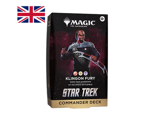 Magic The Gathering - Star Trek - Commander Deck - Klingon Fury - PREORDINE