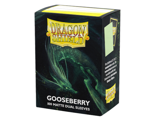 Sleeves - Dual Matte Gooseberry - Dragon Shield