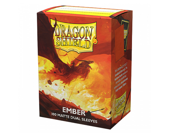 Sleeves - Dual Matte Ember  - Dragon Shield