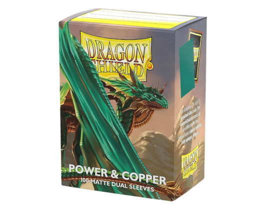 Sleeves - Dual Matte Power/Copper - Dragon Shield
