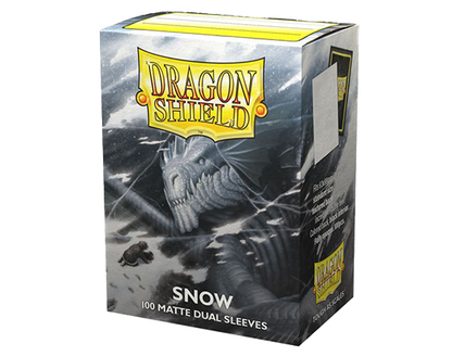 Sleeves - Dual Matte Snow  - Dragon Shield