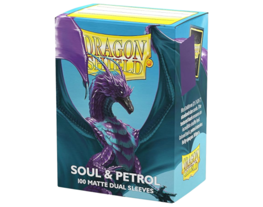 Sleeves - Dual Matte Soul/Petrol - Dragon Shield