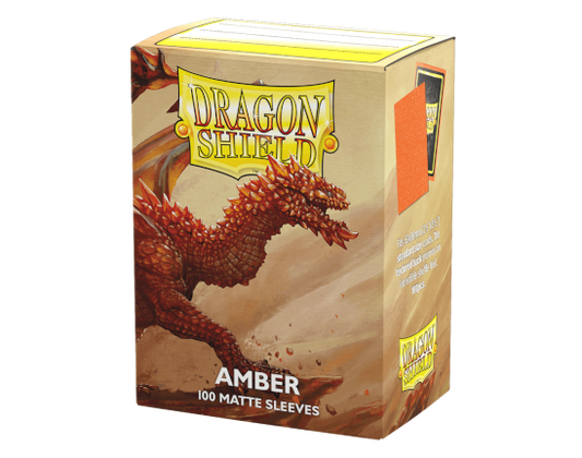 Sleeves - Matte Amber - Dragon Shield