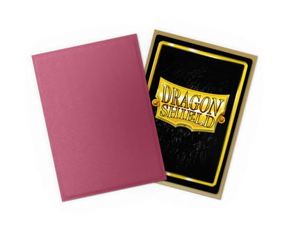 Sleeves - Dual Matte Pomegranate/Gold - Dragon Shield