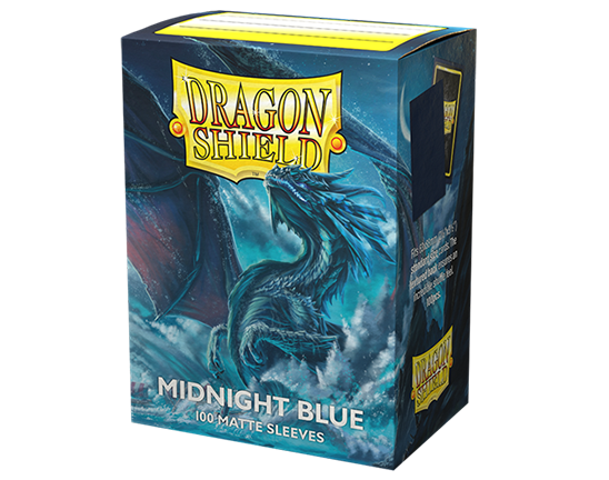 Sleeves - Matte Midnight Blue - Dragon Shield