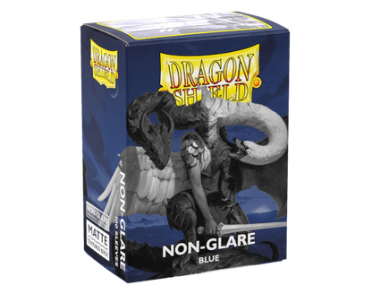 Sleeves - Matte Non Glare Blue - Dragon Shield