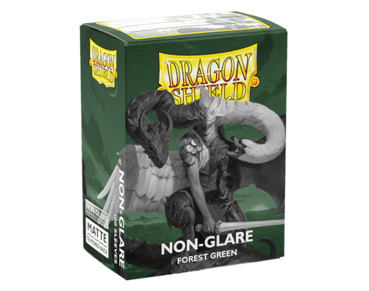 Sleeves - Matte Non Glare Forest Green - Dragon Shield