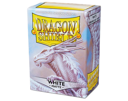 Sleeves - Matte White - Dragon Shield