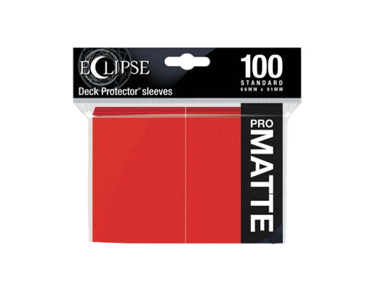 Sleeves - Matte Apple Red - Ultra Pro Eclipse