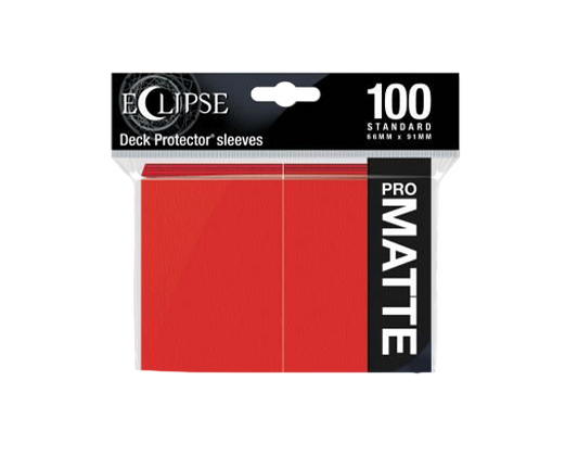 Sleeves - Matte Apple Red - Ultra Pro Eclipse