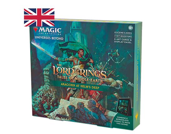 Universes Beyond - Lord of the Rings: Tales of Middle-Earth Holiday Release - Scene Box Aragorn at Helm's Deep
