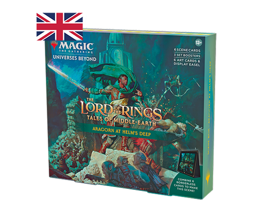 Universes Beyond - Lord of the Rings: Tales of Middle-Earth Holiday Release - Scene Box Aragorn at Helm's Deep