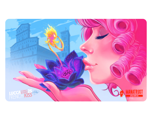 Playmat - Kissed Firey - Lucca Comics 2025 - ManaTrust Lifestyle