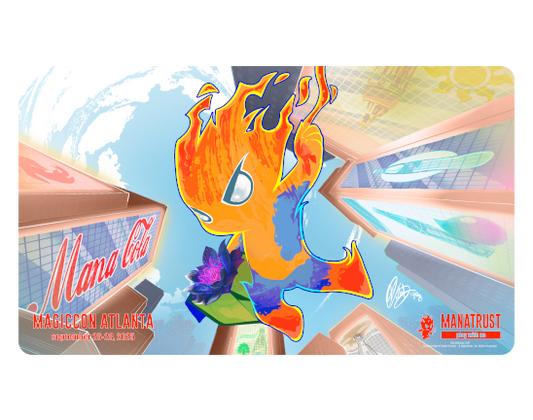 Playmat - The Amazing Firey - MagicCon Atlanta 2025 - ManaTrust Lifestyle