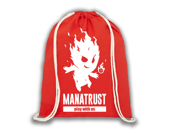 Zainetto Tela - Firey Logo - ManaTrust Lifestyle