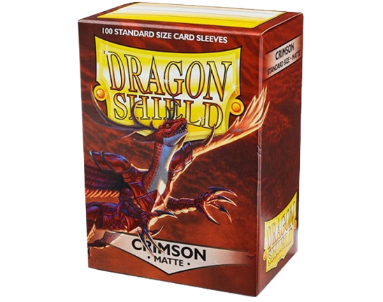 Sleeves - Matte Crimson - Dragon Shield
