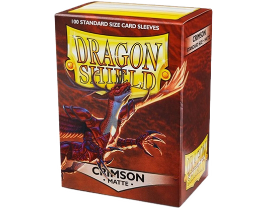 Sleeves - Matte Crimson - Dragon Shield