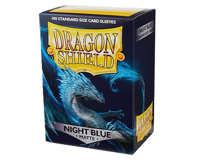 Sleeves - Matte Night Blue - Dragon Shield