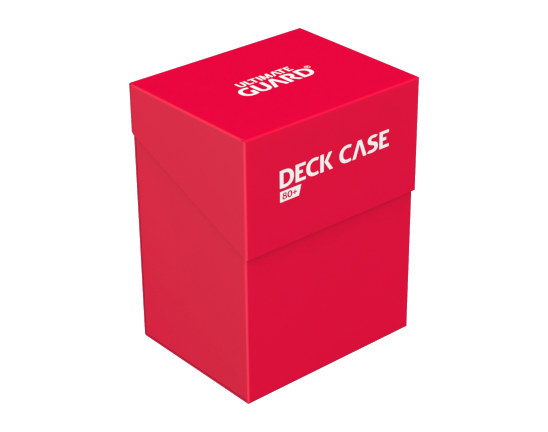 Deck Box - Deck Case 80+ Red - Standard Size - Ultimate Guard