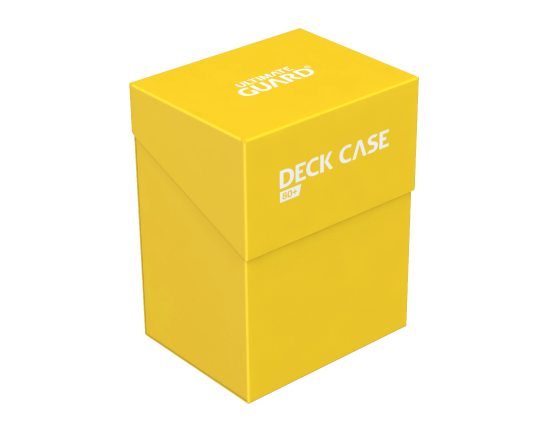 Deck Box - Deck Case 80+ Yellow - Standard Size - Ultimate Guard