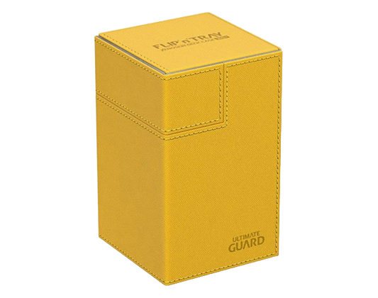 Deck Box - Flip'n'Tray XenoSkin 100+ Amber - Standard Size - Ultimate Guard