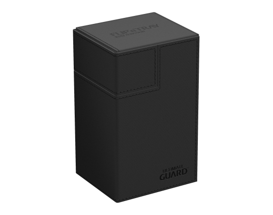 Deck Box - Flip'n'Tray XenoSkin 80+ Black - Standard Size - Ultimate Guard