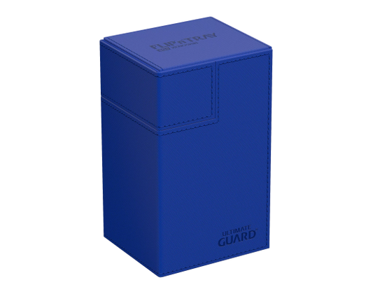 Deck Box - Flip'n'Tray XenoSkin 80+ Blue - Standard Size - Ultimate Guard