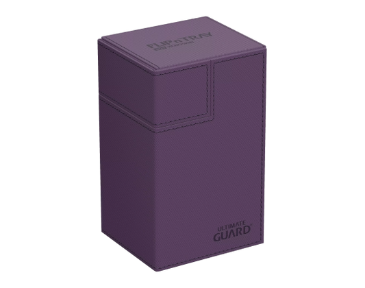 Deck Box - Flip'n'Tray XenoSkin 80+ Purple - Standard Size - Ultimate Guard
