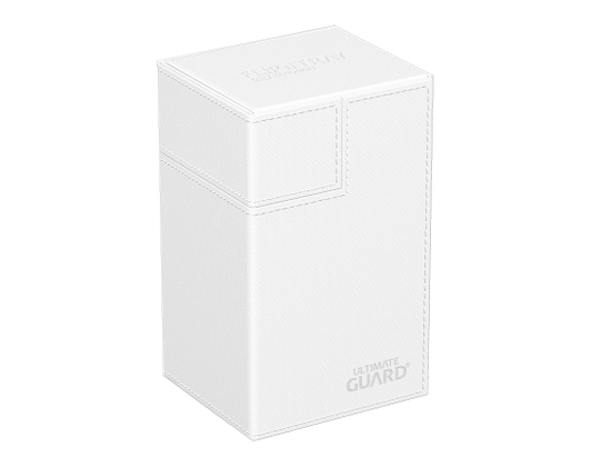 Deck Box - Flip'n'Tray XenoSkin 80+ White - Standard Size - Ultimate Guard
