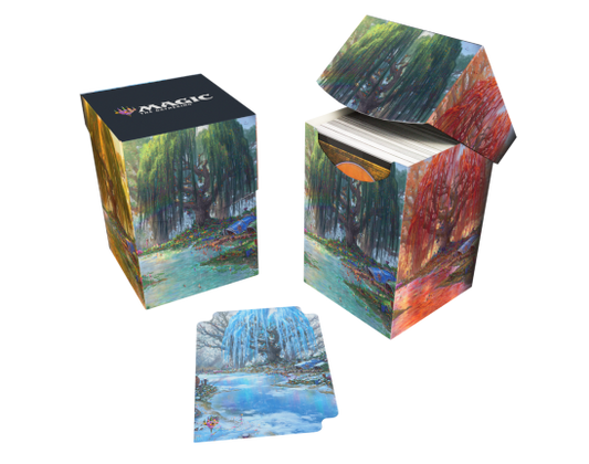 Deck Box - 100+ Deck Box - Season Lands: Three Tree City - Ultra Pro