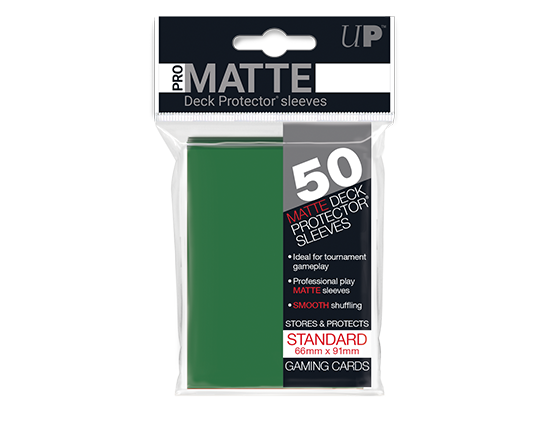 Sleeves - Matte Green - Ultra Pro