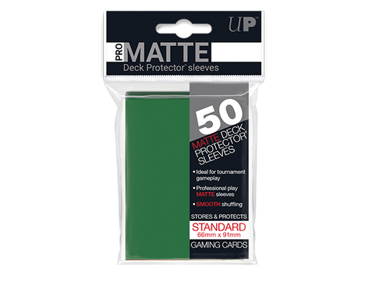 Sleeves - Matte Green - Ultra Pro