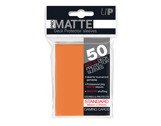 Sleeves - Matte Orange - Ultra Pro